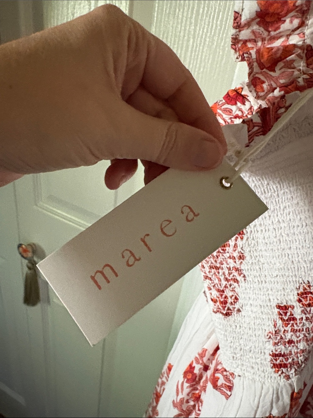 NWT Marea Maxi Dress with rust color box Floral Print - Picture 7 of 9